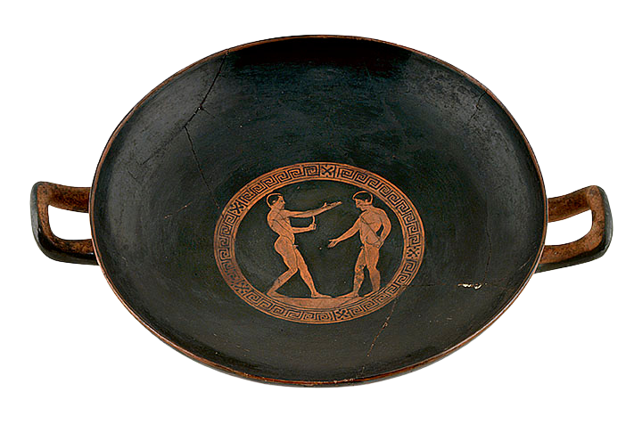Image of the Type B Red Figure Kylix from the Blanton Collection